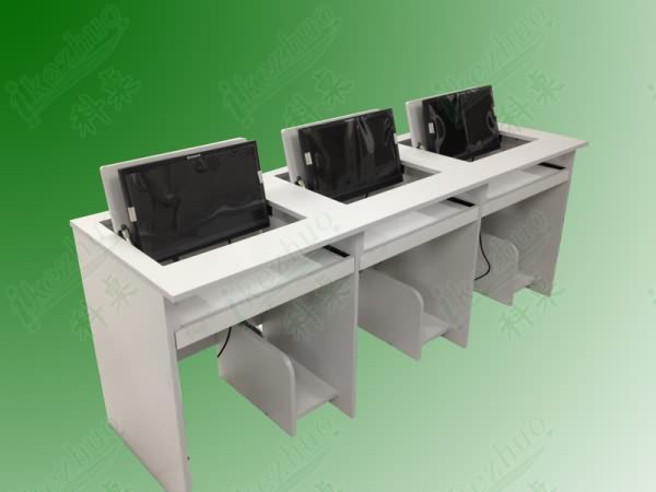 翻轉(zhuǎn)電腦桌，學(xué)校電腦桌，學(xué)生電腦桌